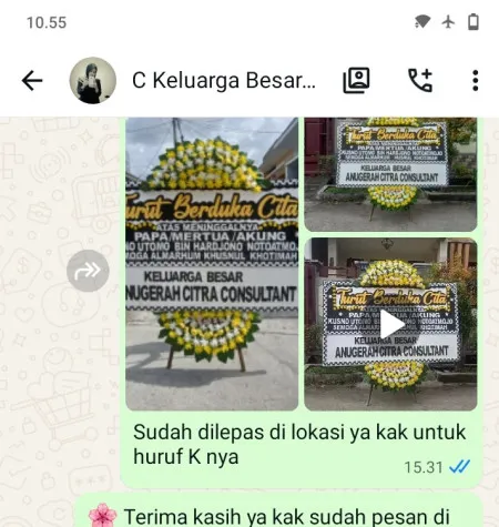Pengiriman Papan Bunga Duka Capar Salem