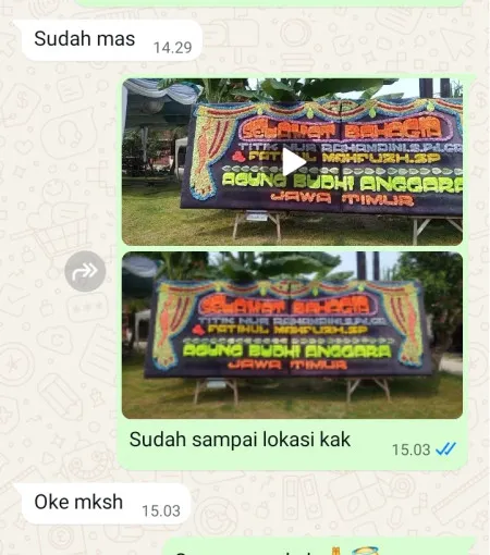 Pengiriman Papan Bunga Capar Salem