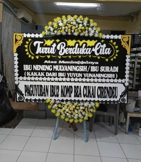 Papan Bunga Duka Capar Salem